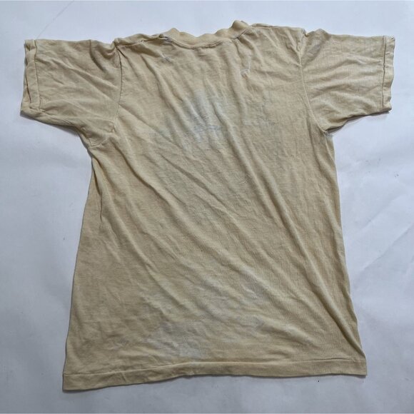 Bob Dylan Vintage 1978 US Tour T-Shirt in Yellow - Picture 5 of 8